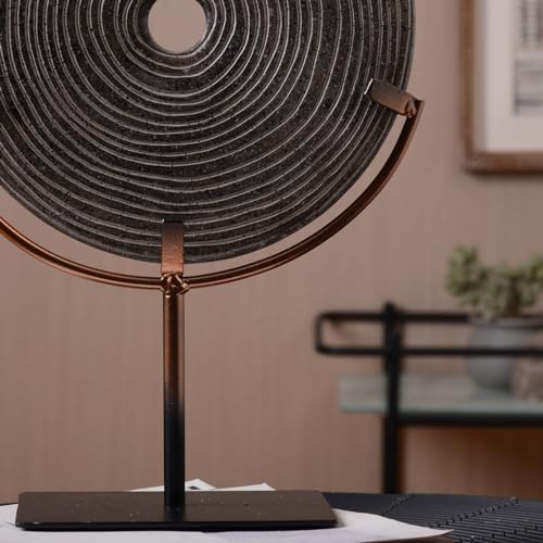 HAUCOZE Modern Home Decor Abstract Sculpture Table Centerpiece Art 13.4inch - Image 5