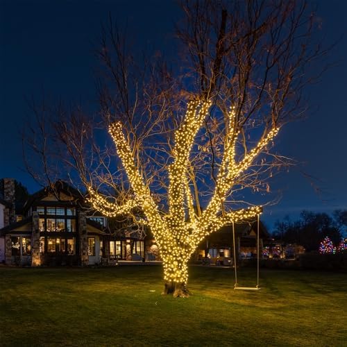Novelty Lights 24FT 70 LED C6 Christmas String Lights, Warm White - Image 3