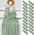 20 Pack Sage Green Table Runner 10Ft Cheesecloth Table Runner Boho Gauze Table Runner Long Cheese Cloth Table Runner Romantic Sheer Fabric Table Runners for Wedding Party Bridal Shower by YMHPRIDE