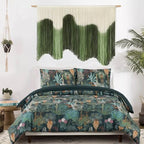 Macrame Wall Hanging Green Hand-Dyed Ombre Fiber Art Geometric 57"W*39"L - Image 4