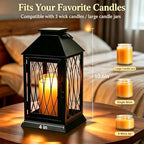 Candle Warmer Lamp with Timer, Farmhouse Rustic Lantern - Image 3