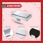 Zhengmy 6 Pcs Silver Christmas Stocking Hangers for Mantel Stocking Holders - Image 4