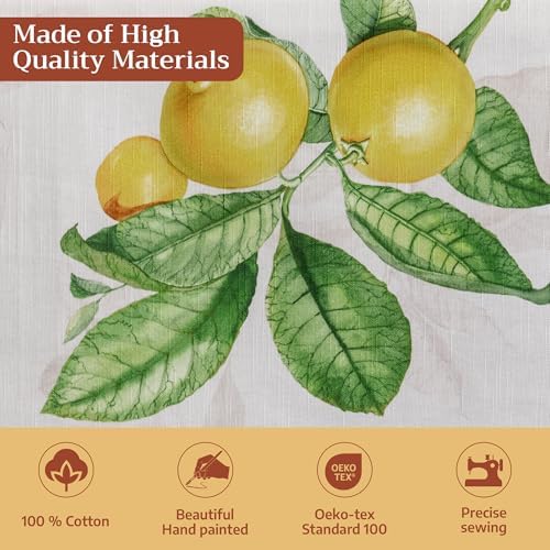 Maison d' Hermine Table Cloth Round Table Reusable 100% Cotton 63" Diameter - Image 3