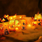 Homemory Halloween Waterproof Flameless LED Pillar Candle with Timer Remote - Image 2