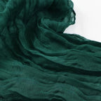 12 Pack Emerald Green Cheesecloth Table Runner 23 x 120 Inch 10Ft - Image 7