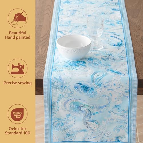 Maison d' Hermine Table Runner 100% Combed Cotton 14.5"x72" (Double Layer) - Image 2