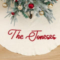 Personalized Christmas Tree Skirt,Family Christmas Tree Skirts,Home Decor,Customized Holiday Decorations (White,92cm/39'') by Unknown
