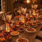 3 Set Fall Table Centerpiece, Autumn Thanksgiving Table Decor for Wedding - Image 4