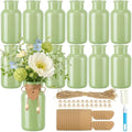 TBWIND Mason Jar Vases for Centerpieces, 12PCS Mint Green Glass Flower Vase by TBWIND