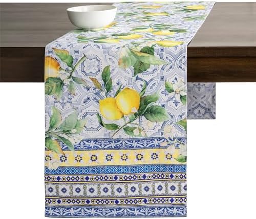 Maison d' Hermine Table Runner 100% Cotton 14.50" x 108" (Double Layer) by MaisondHermine