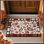 Dunzy 2 Pcs Fall Football Layered Door Mat, Football Home Decor - Image 2
