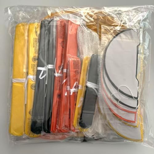 WOLHOWLTD ConstructionTheme Paper Decoration Set - 33 Pcs Paper Lanterns, Pompoms, Honeycomb for Construction Theme, Baby Shower, Rainbow Birthday Party Home Decoration(Yellow Black Orange) - Image 5