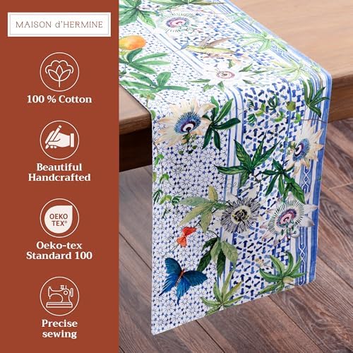 Maison d' Hermine Table Runner 100% Cotton 14.50" x 108" (Double Layer) - Image 2