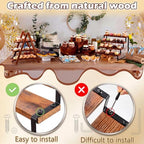 Willinglong 8 Pack Wood Risers for Buffet Table Dessert Table Display Set - Image 4
