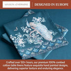 Maison d' Hermine Cloth Napkins Set of 4 100% Combed Cotton (20" x 20") - Image 3