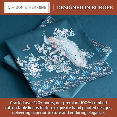Maison d' Hermine Cloth Napkins Set of 4 100% Combed Cotton (20" x 20") - Image 3