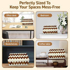 Perilla Home ﻿Home Decor Decorative Storage Wooden Box Small Wooden Organizer Tool Stash Card Craft Trinket Memory Keepsake Jewelry Box for Men and Women, Ticino, Gifts For All, Off White & Brown - Image 5