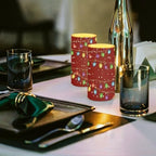 Christmas Lights Flameless Candles LED Candles with Remote and Timer Red Electric Fake Plastic Pillar Candles Christmas Decorations for Living Room Bedroom Home Indoor Holiday Party - Image 5