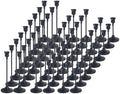 54 pcs Gold Candlestick Holders Set, 3 Sizes Metal Taper Candle Holders Weighted with Anti-Slip Pad, Vintage Finish Candle Sticks for Wedding Centerpieces, Christmas Mantel, Fireplace & Table Decor by Unknown