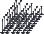 54 pcs Gold Candlestick Holders Set, 3 Sizes Metal Taper Candle Holders Weighted with Anti-Slip Pad, Vintage Finish Candle Sticks for Wedding Centerpieces, Christmas Mantel, Fireplace & Table Decor by Unknown