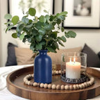 Blue Bud Vases Set of 6 - Mini Blue Ceramic Vases for Flowers, Modern Bud Vase for Table Decor, Boho Small Vase for Home Decor, Centerpieces in Bulk for Wedding, Home, Table, Party Decor - Image 3