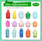 Yaomiao 30 Pcs Glass Bud Vases Centerpieces, Bright Color - Image 2