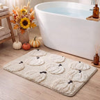 Capoda 1 Pcs Fall Bathroom Rug 20 x 30 Inch, Pumpkin, Beige by Capoda