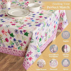 Maison d' Hermine Table Cloth Rectangle Table Reusable 100% Cotton 60"x120" - Image 4
