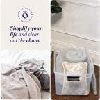 HOMZ Clear Plastic Storage Bins w/Latching Lid, 66 Qt, Gray Latch, 2 Pack - Image 6