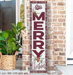 KH Sports Fan Montana Grizzlies Holiday Porch Leaner, 11x46 Inches, Grizzlies Outdoor Christmas Sign; Display Some Holiday Cheer with This Montana Grizzlies Christmas Sign - Image 2