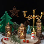 LLQ 12Pcs Mini Lantern for Centerpieces, Small Candle Lanterns Decorative Indoor, Vintage Hanging Moroccan Lantern for Halloween Decorations, Christmas Centerpieces for Tables, Wedding Table Decor - Image 4