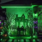 Halloween Haunted House Decor 31.5" Metal Castle Silhouette - Image 4