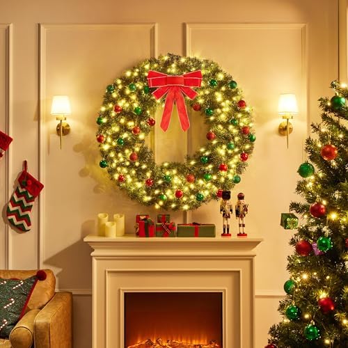 Yaheetech 48in Large Artificial Christmas Wreath - Image 5