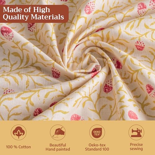 Maison d' Hermine Table Cloth Rectangle Table Reusable 100% Cotton 60"x90" - Image 3