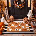 Moucuny 2 Pcs Halloween Welcome Doormat Outdoor Sets, Non Slip by Moucuny