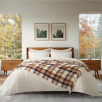 EverGrace Plaid Chenille Fall Throw Blanket, 50"x60", Harvest Plaid - Image 5