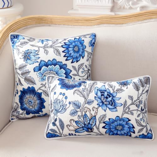 ISAENNE Designer Velvet Throw Pillow Cover,Set of 2,22"x22"-Blanch - Image 4