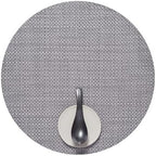 Chilewich Basketweave Placemats, Woven Round Placemats Set of 4 by Chilewich