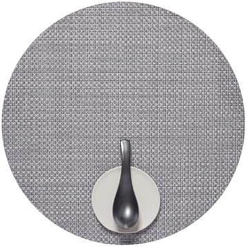 Chilewich Basketweave Placemats, Woven Round Placemats Set of 4 by Chilewich