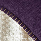 CaliTime Decorative Couch Throw Pillow Covers 22 X 22 Inches Plum Purple - Image 3