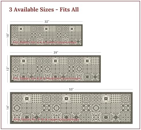 Heat Resistant Table Runner, 39 x 12 Inch - Nobility Design - Image 4