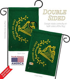 Erin go Bragh Garden Flag Set with Stand Regional Nation International World Country Particular Area Small Decorative Gift Yard House Banner Double-Sided Made In USA 13 X 18.5 - Image 3