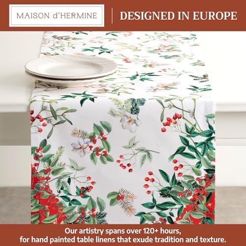 Maison d' Hermine Table Runner 100% Cotton 14.50" x 108" (Single Layer) - Image 2