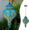 Moroccan Solar Lanterns Outdoor Waterproof Hanging Garden Decor by JOLUSIAGardenDecor
