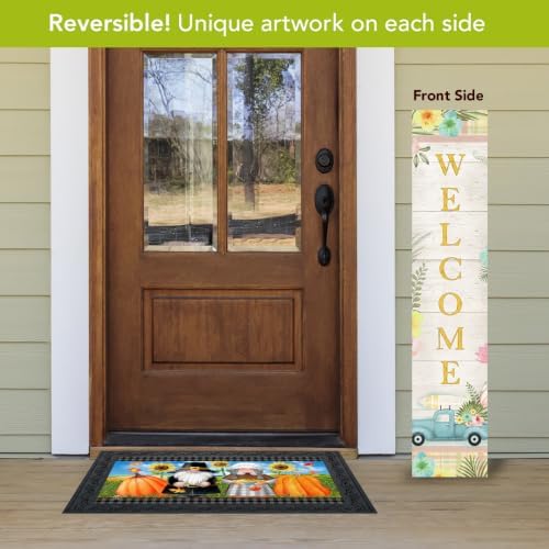 Briarwood Lane Spring Double Sided Reversible Pine Porch Leaner 47x9.5 Seasonal Trucks For Spring Porch Leaner - Image 2