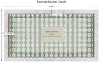 Vintage Floral Rectangle Tablecloth 60x108 Inch Sage Mosaic - Image 3