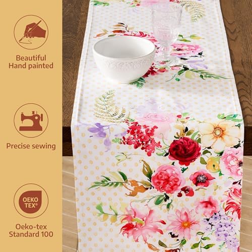Maison d' Hermine Table Runner 100% Combed Cotton 14.5"x72" (Double Layer) - Image 2