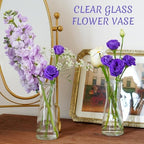 35 PCS Glass Bud Vases for Centerpieces, 5.5" Clear Small Flower Vases - Image 7