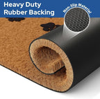 Barnyard Designs Natural Coco Coir Non-Slip Doormat (30x48, Paws) - Image 7