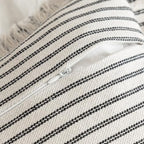 YEENAASY Throw Pillow Covers 16x16 Boho Striped Pillow Cases with Tassel - Image 3